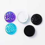 Taidian First Nation Bead work Flat Back Turtle Resin Stone 25mm020pieces