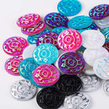 Taidian First Nation Bead work Flat Back Turtle Resin Stone 25mm020pieces