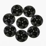 Taidian Resin Flat Back Gemstones Multicolor Round 25mm 20Pieces/Bag