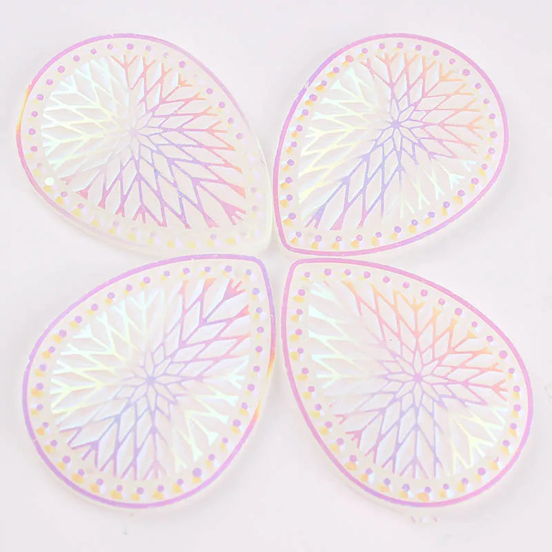 Sew On Rhinestones Tear Drop & Round Shape Flatback DIY Jewelry Acc
