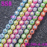 Taidian SS8 Plastic Cup Rhinestone Chain Roll 10yards/lot