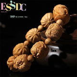 Taihang Arborvitae Smiling Buddha Bracelet