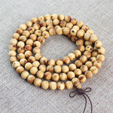 Taihang Yabai 8MM108 Half-Scarred Birds Eye Bead Bracelet