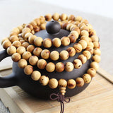 Taihang Yabai 8MM108 Half-Scarred Birds Eye Bead Bracelet