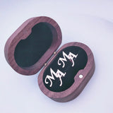 Tangula Stainless Steel Initials Cufflinks for Groom