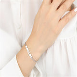 Tangula Name Bracelet Stainless Steel Dainty Bar Bridesmaid Gift