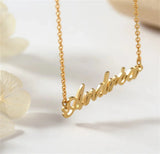 Tangula Name Bracelets for Baby Stainless Steel Silver
