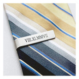 Tangula Tie Clip Stainless Steel Success Men Suit Name Logo Tie Clip