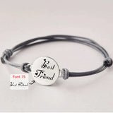 Tangula Personalized Inscription Bracelet Stainless Steel Name Adjustable Blessi