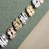 Tangula Name Earrings Stainless Steel Initials Letters Je