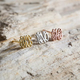 Tangula Name Earrings Stainless Steel Initials Letters Je