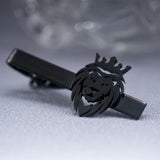 Tangula Punk Crown Lion Tie Clip Stainless Steel Animal Hip Hop Party Accessory