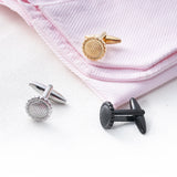 Tangula Sunflower Cufflinks Stainless Steel Wedding Accessories