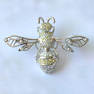 Cat Bee Copper Zircon Pin 1503 - Bestselling