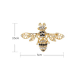 Cat Bee Copper Zircon Pin 1503 - Bestselling