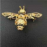 Cat Bee Copper Zircon Pin 1503 - Bestselling