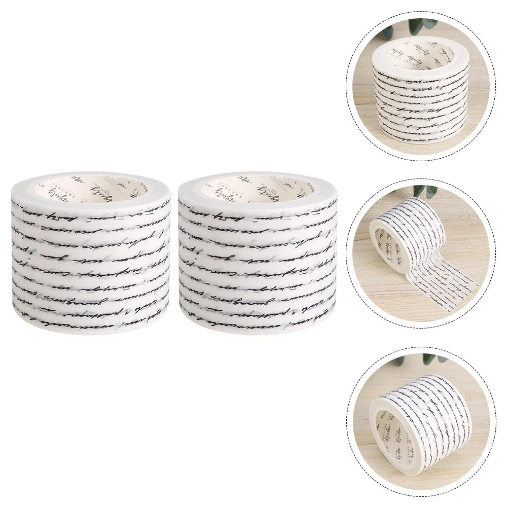 Vintage Washi Masking Paper Stickers for Journaling Scrapbooking
