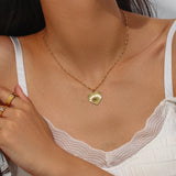 Christmas Rhinestone Sunburst Pendant Necklaces For Women