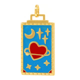 Resin Sun Moon LaLuna DIY Accessory Women Earring Necklace Pendant