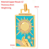 Resin Sun Moon LaLuna DIY Accessory Women Earring Necklace Pendant