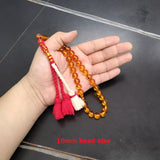 Brown Resin Beads Muslim Rosary Islamic Prayer Beads Ramadan Bracelet Arabic
