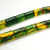 Tasbih 33 Resin Beads Islam Bracelet Yellow Green Muslim Rosary