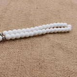 99 Beads Ceramic Misbaha Islamic Rosary Bracelet Muslim Prayer Beads