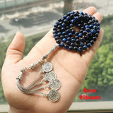 Natural Tiger Eye Muslim Bracelet Misbaha Eid Gift