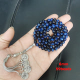 Natural Tiger Eye Muslim Bracelet Misbaha Eid Gift