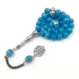 Cat Eye Stone Tasbih 33 Beads Bracelet Islamic Jewelry