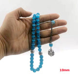 Cat Eye Stone Tasbih 33 Beads Bracelet Islamic Jewelry