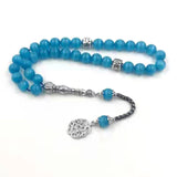 Cat Eye Stone Tasbih 33 Beads Bracelet Islamic Jewelry