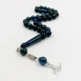 Green Resin Muslim Prayer Bead Islamic Accessories Jewelry Misbaha 33 Beads