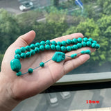 Green Mongolia Turquoise Muslim Prayer Beads Islamic Tasbih Misbaha