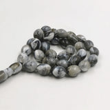 Grey Resin 33 Rosary Bead Muslim Bracelet Misbaha Islamic Gift