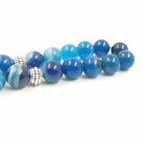 Natural Agates Stone Prayer Beads Muslim Misbaha 33 Beads Accessories