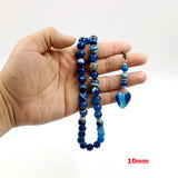Natural Agates Stone Prayer Beads Muslim Misbaha 33 Beads Accessories