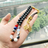 Natural Gemstone Tasbih Agate Sandstone Lapis Hematite Tiger Eye Turquoises Opal