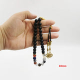 Natural Gemstone Tasbih Agate Sandstone Lapis Hematite Tiger Eye Turquoises Opal