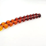 Red Resin Tasbih Misbaha Rosary Bead Bracelet