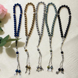Muslim Tasbih Glass Beads Prayer Bracelet Unisex Gift