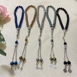 Muslim Tasbih Glass Beads Prayer Bracelet Unisex Gift