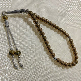 Muslim Tasbih Glass Beads Prayer Bracelet Unisex Gift
