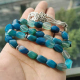 Natural Agates Islamic Misbaha Bracelet Rosary Bead Arabic Jewelry
