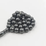 Natural Hematite Muslim Tasbih Prayer Beads Rosary Bracelet