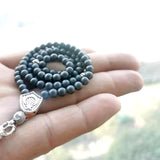 Natural Matte Grey Hematite 4mm 99 Beads Muslim Bracelet