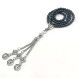 Natural Matte Grey Hematite 4mm 99 Beads Muslim Bracelet