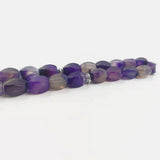 Natural Purple Agates Islamic Misbaha 33 Bracelet Rosary Bead Muslim Gift