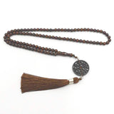 Natural Red Wood Tasbih Misbaha 99 Beads Islamic Bracelet