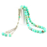 Natural Agates Stone Tasbih 33 66 99 Prayer Beads Islamic Muslim Rosary